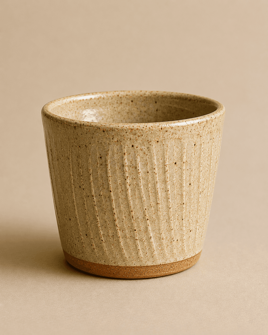 Drift pot — oat glaze